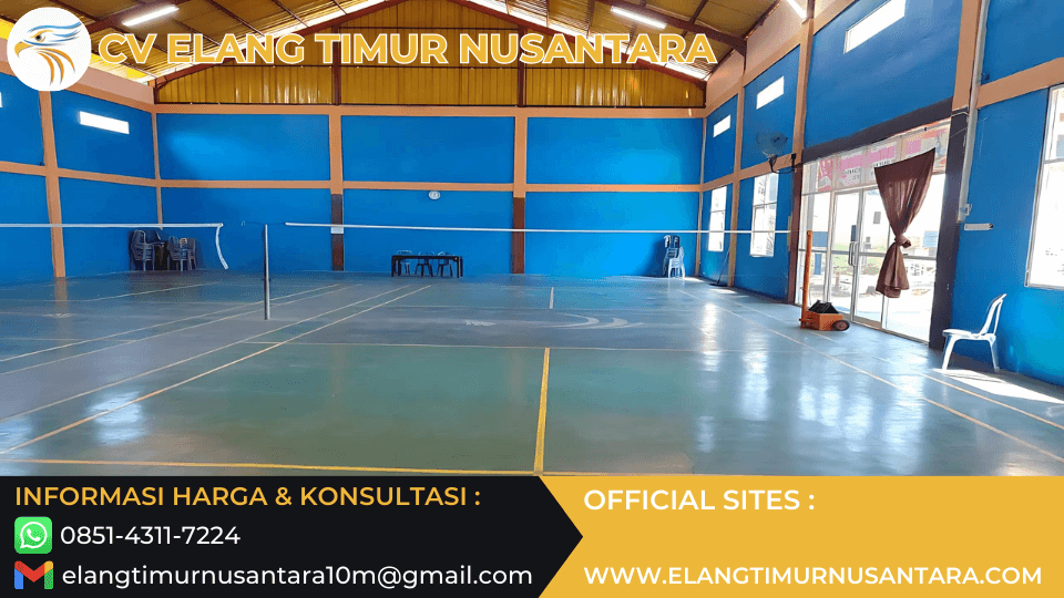 Jasa Pengecatan Epoxy Lapangan Badminton