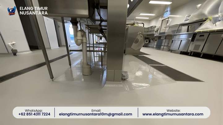 epoxy lantai dapur MBG 3