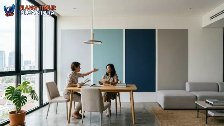 cara memilih warna cat dinding rumah