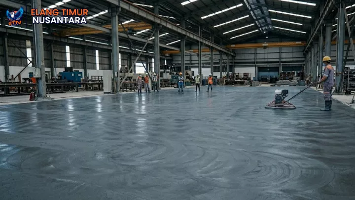 finish trowel concrete