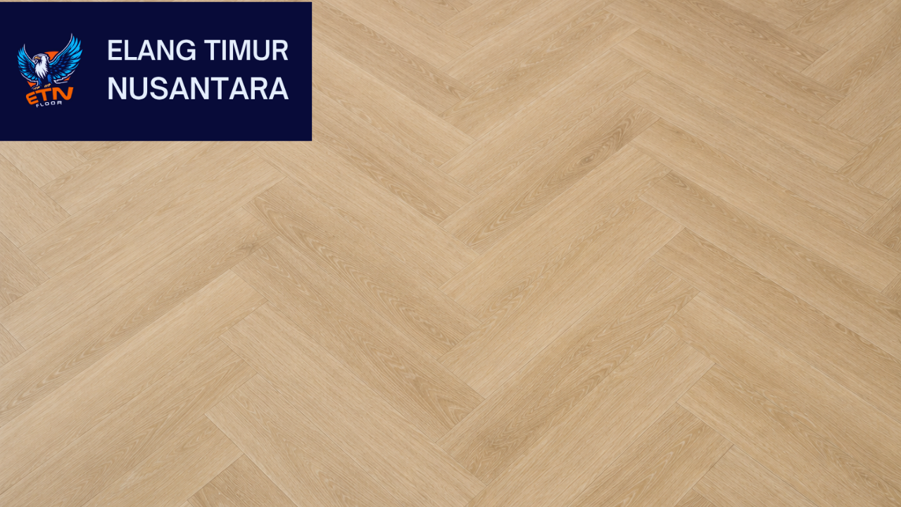 motif vinyl lantai herringbone