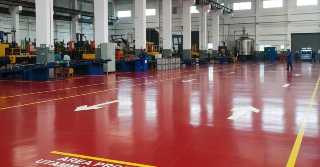 Biaya Epoxy Self Leveling 3 mm untuk Lalu Lintas Berat