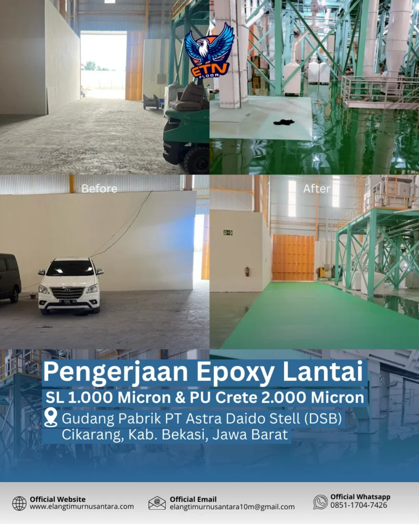 Estimasi Waktu Pengerjaan Proyek Epoxy Lantai untuk Area 100m2