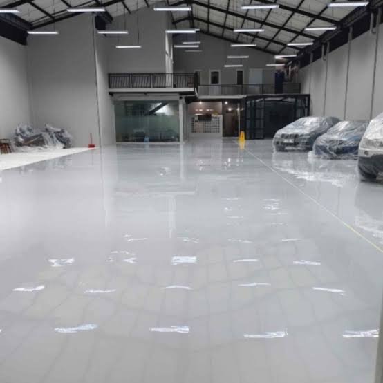 Jasa Epoxy Lantai Showroom dan Dealer Mobil