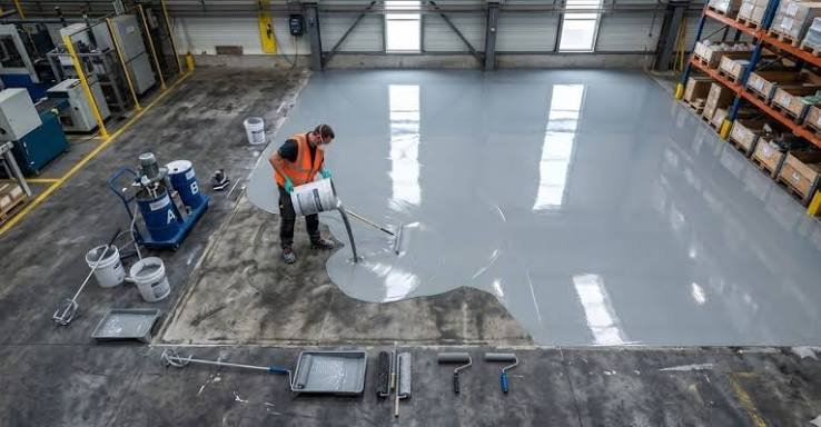 Jasa Epoxy Lantai Kawasan Industri Margomulyo Surabaya untuk Lantai Pabrik yang Lebih Tahan Lama