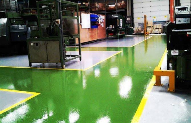 Jasa Epoxy Lantai Pabrik Garmen/Tekstil Mojokerto